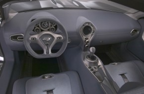 Interior of the 2005 Ford Shelby GR-1 Concept Aluminum