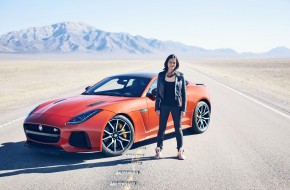 2016 Jaguar F-Type SVR Michelle Rodriguez 200 MPH Attempt