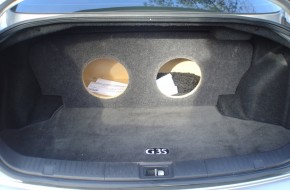 Imports Unlimited Custom Subwoofer Box Infiniti G35 Sedan