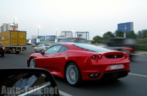 Ferrari On Dubai Streets