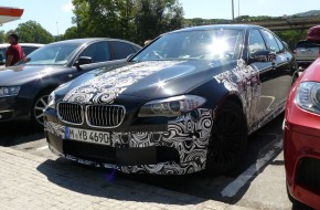 2012 BMW M5 Spy Shots