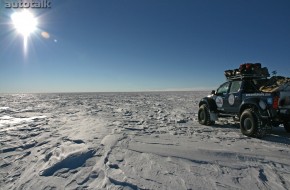 Toyota Hilux in Antartica