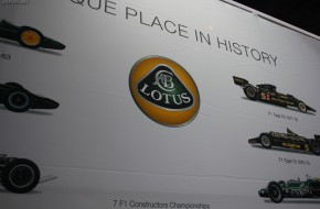 2012 New York International Auto Show Lotus Booth