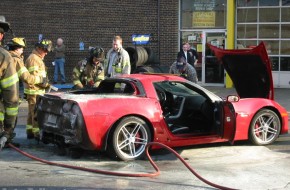 2006 Corvette Z06 Caught On Fire