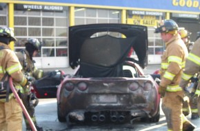 2006 Corvette Z06 Caught On Fire
