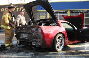 2006 Corvette Z06 Caught On Fire