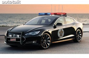 Tesla Model S Police Car
