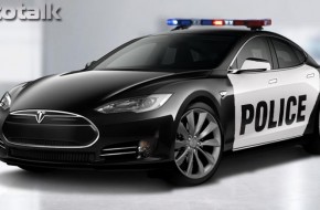 Tesla Model S Police Car
