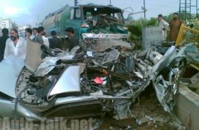 Car Accident Karachi, Pakistan