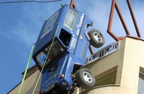 Mercedes G-Wagon crash