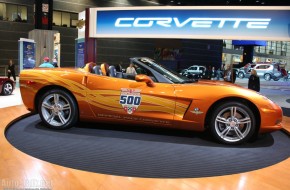 Corvette Indy 500 Pace Car edition at Chicago Auto Show