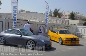 Porsche & BMW Chilling Dubai Parking Deck