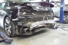 Top Gear wrecks Nissan GT-R