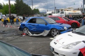 Wrecked Subaru