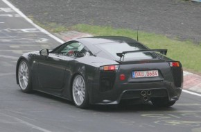 Lexus LF-A Spy Shot