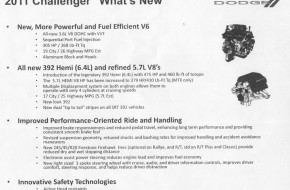 2011 Dodge Challenger Brochure