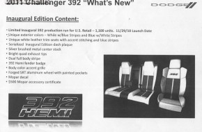 2011 Dodge Challenger Brochure