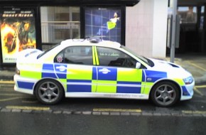 Police Mitsubishi Evo 8