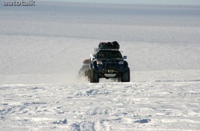 Toyota Hilux in Antartica