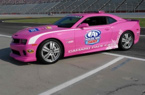 Pink Camaro NASCAR pace car