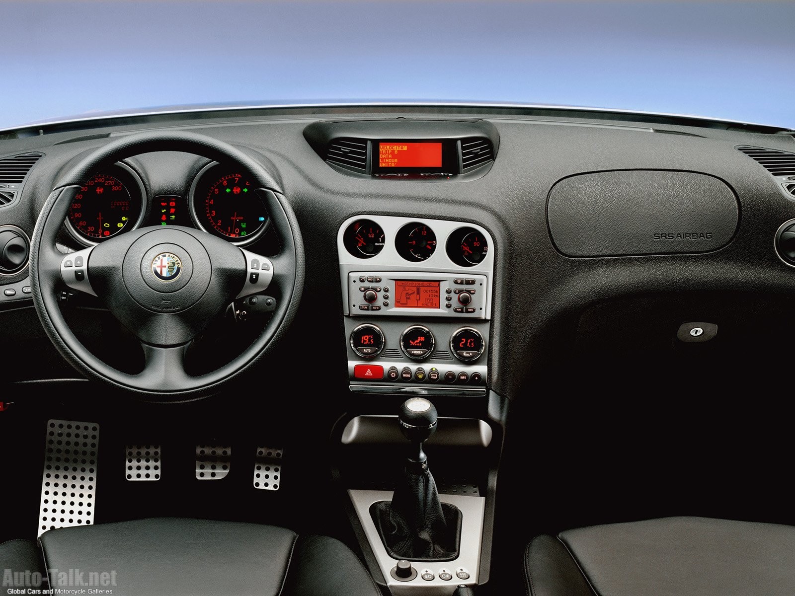156 GTA Interior Front Console - Alfa Romeo