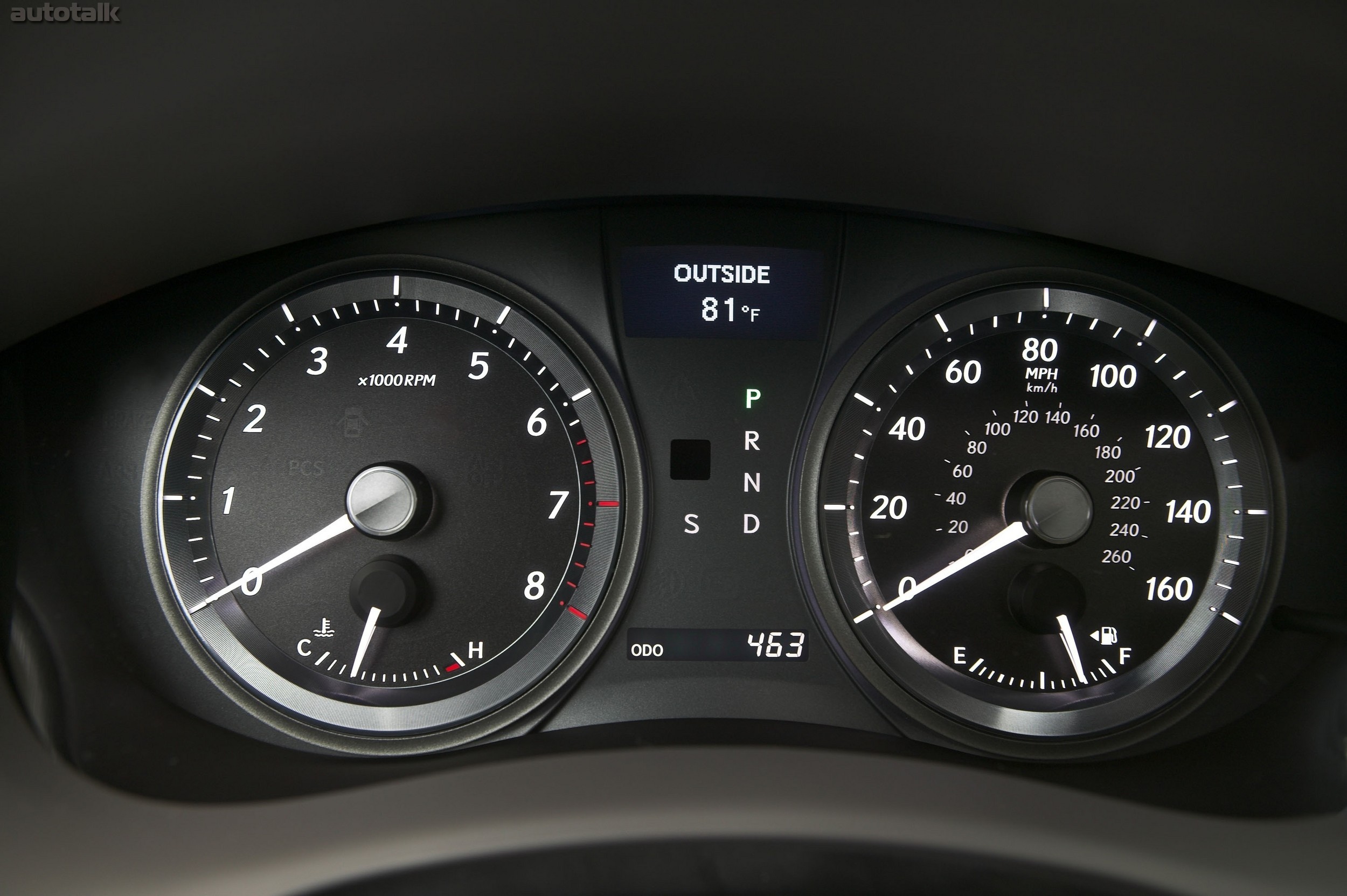 2009 Lexus ES 350 Speedometer