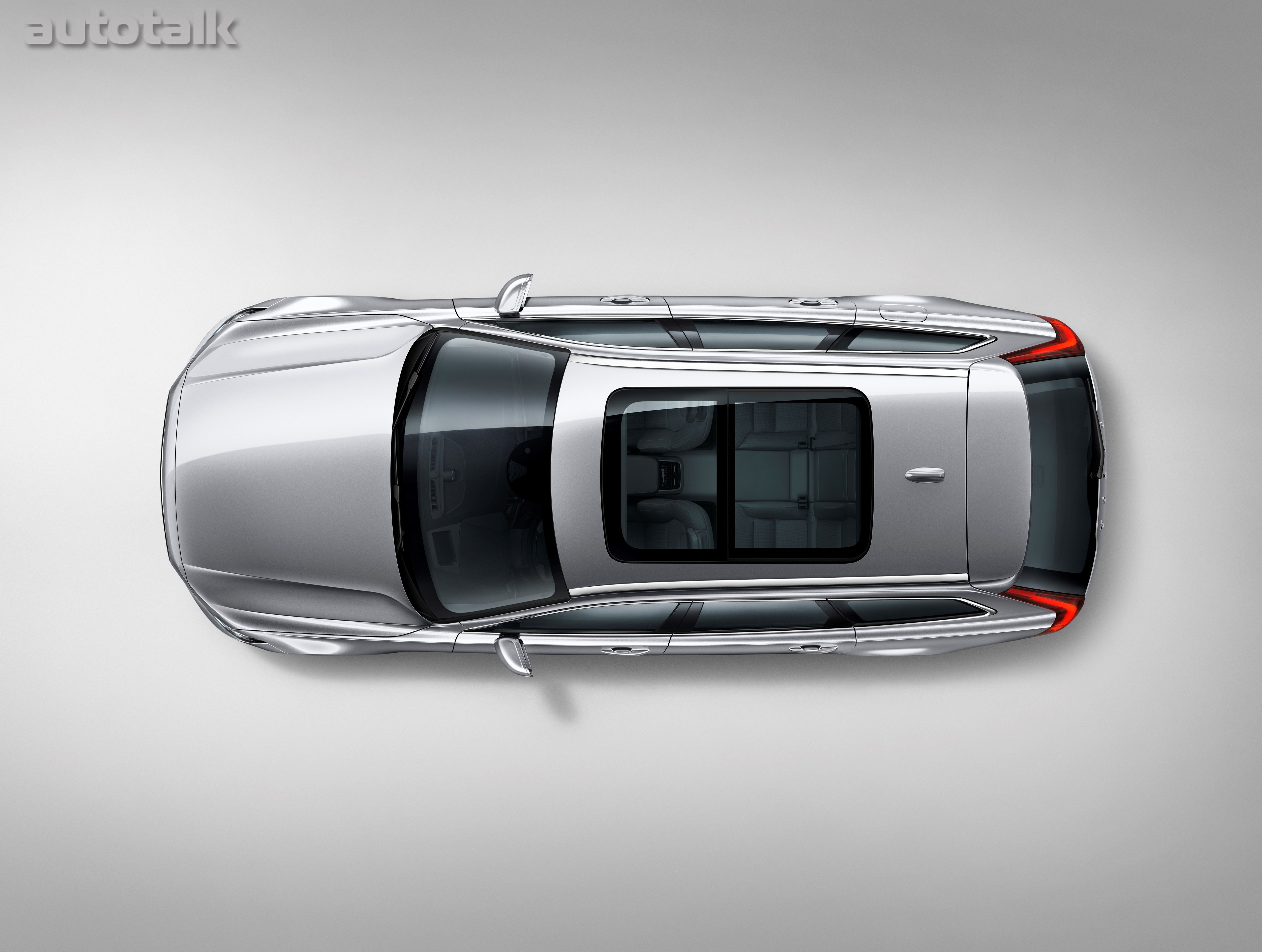 2017 Volvo V90 Studio bird's eye view
