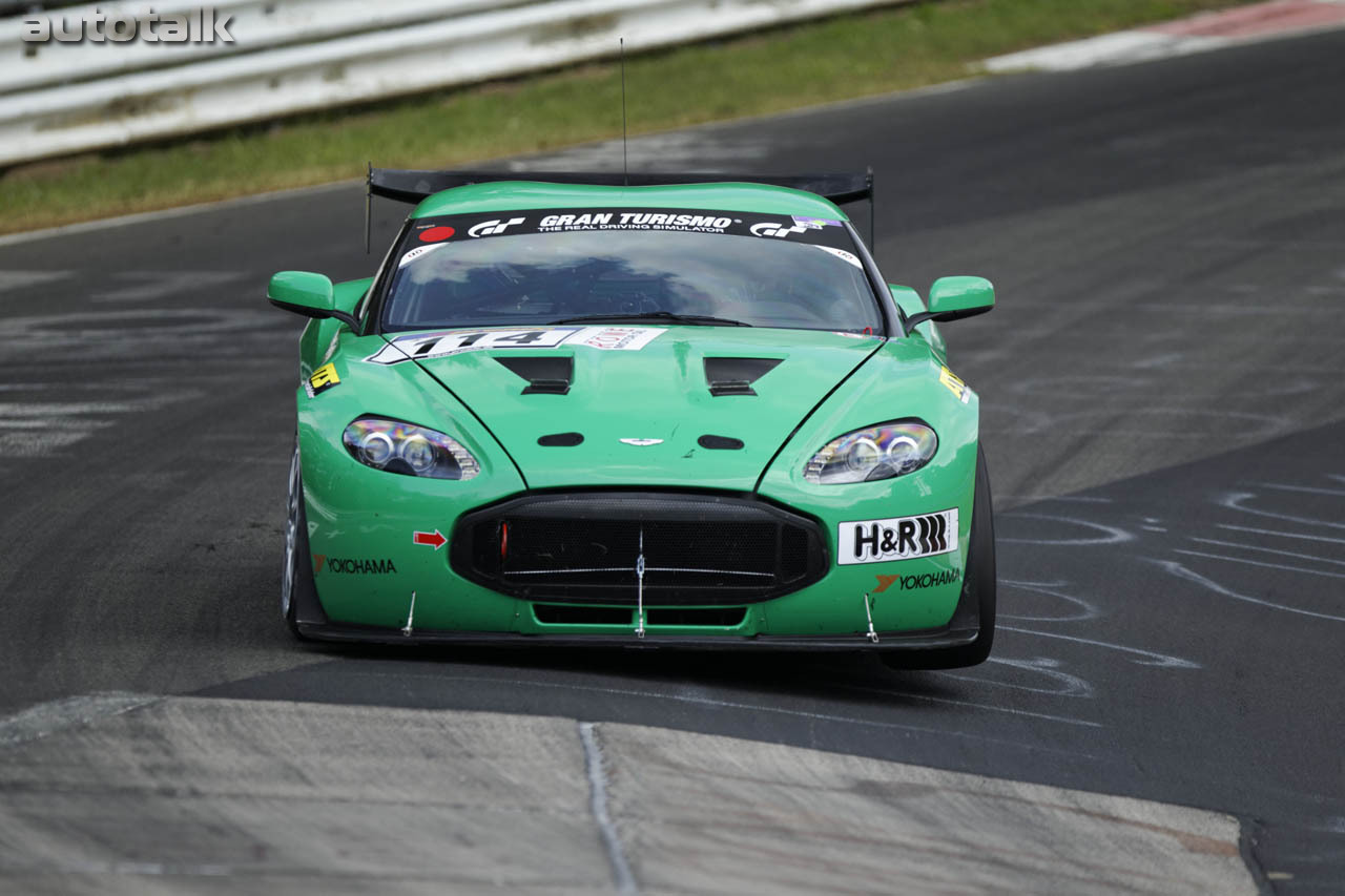 Aston Martin V12 Zagato at the Nurburgring