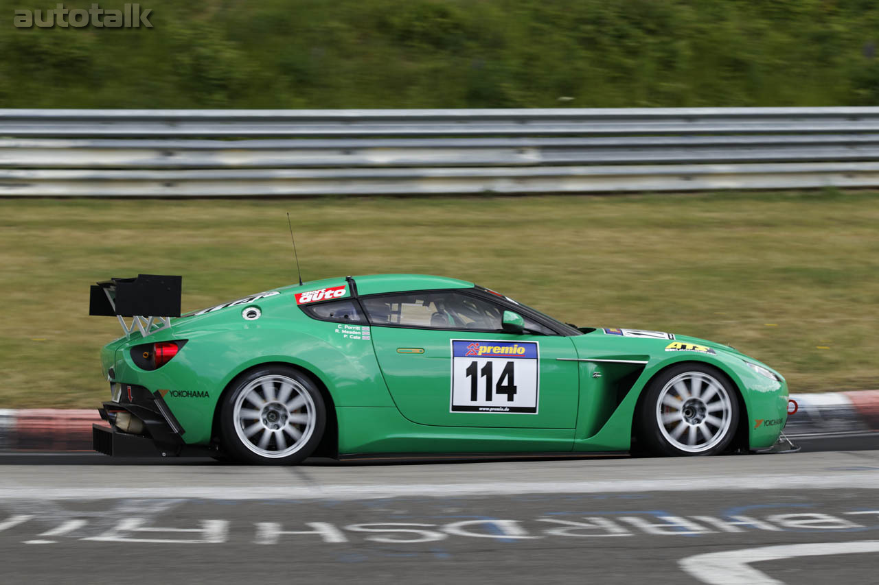 Aston Martin V12 Zagato at the Nurburgring