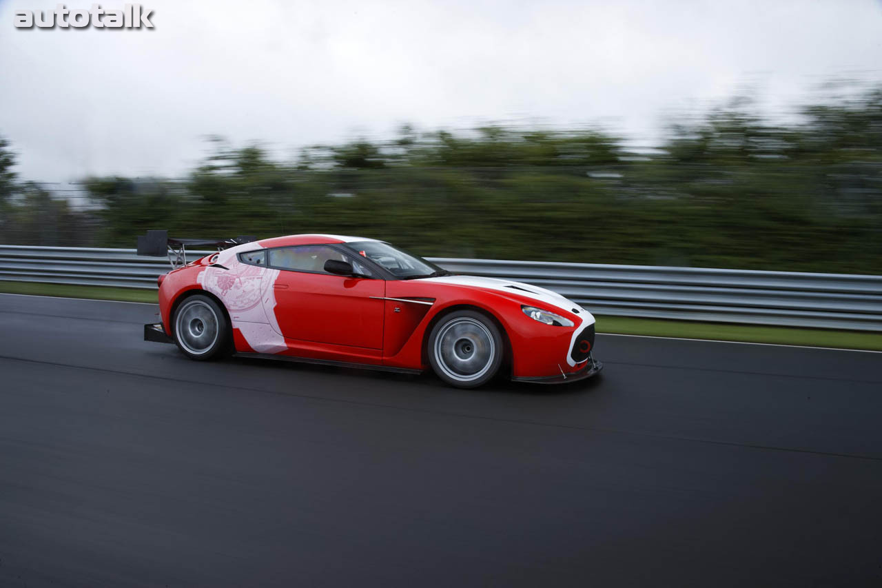 Aston Martin V12 Zagato at the Nurburgring