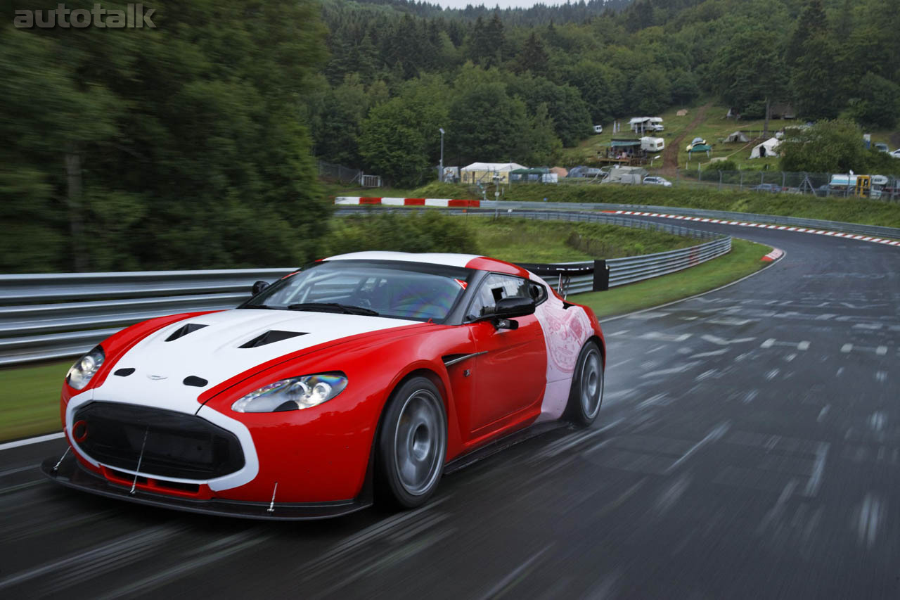 Aston Martin V12 Zagato at the Nurburgring