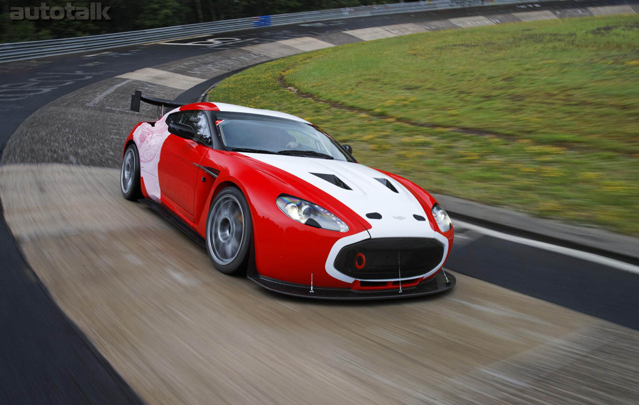 Aston Martin V12 Zagato at the Nurburgring