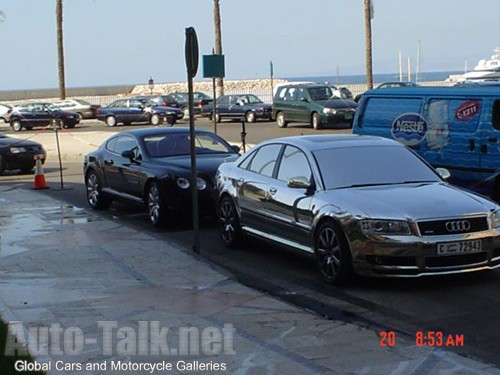 Audi and Bentley in Dubai