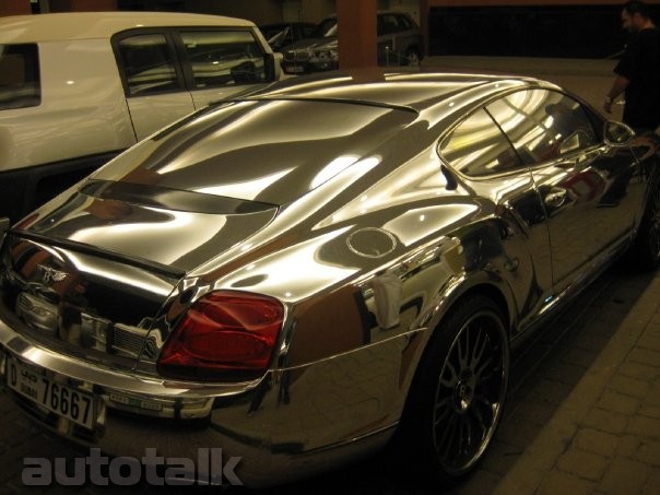 Chrome Bentley Continental GT Speed