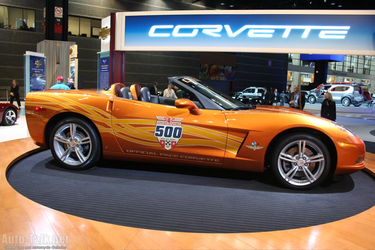 Corvette Indy 500 Pace Car edition at Chicago Auto Show