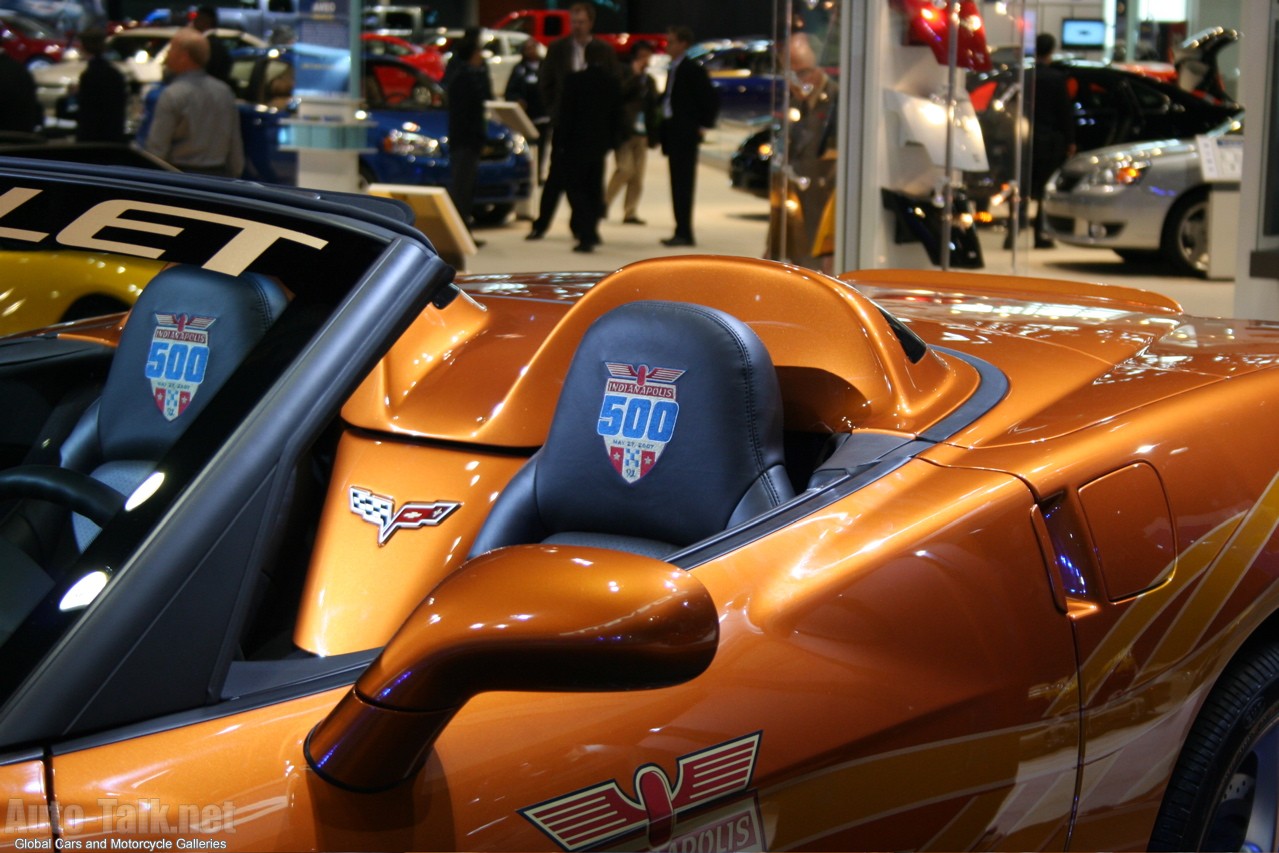 Corvette Indy 500 Pace Car edition at Chicago Auto Show