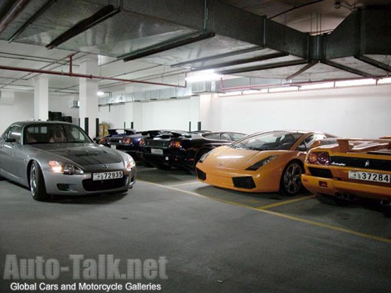 Dubai Lamborghini Parking Deck