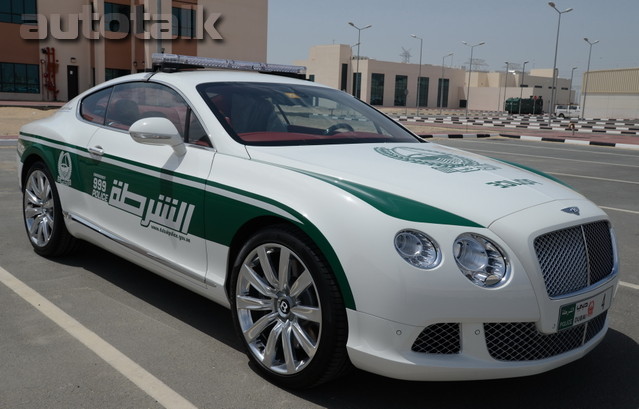 Dubai Police Bentley Continental GT