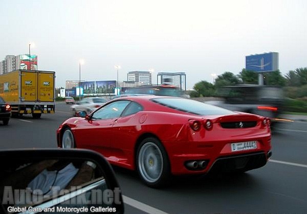 Ferrari On Dubai Streets