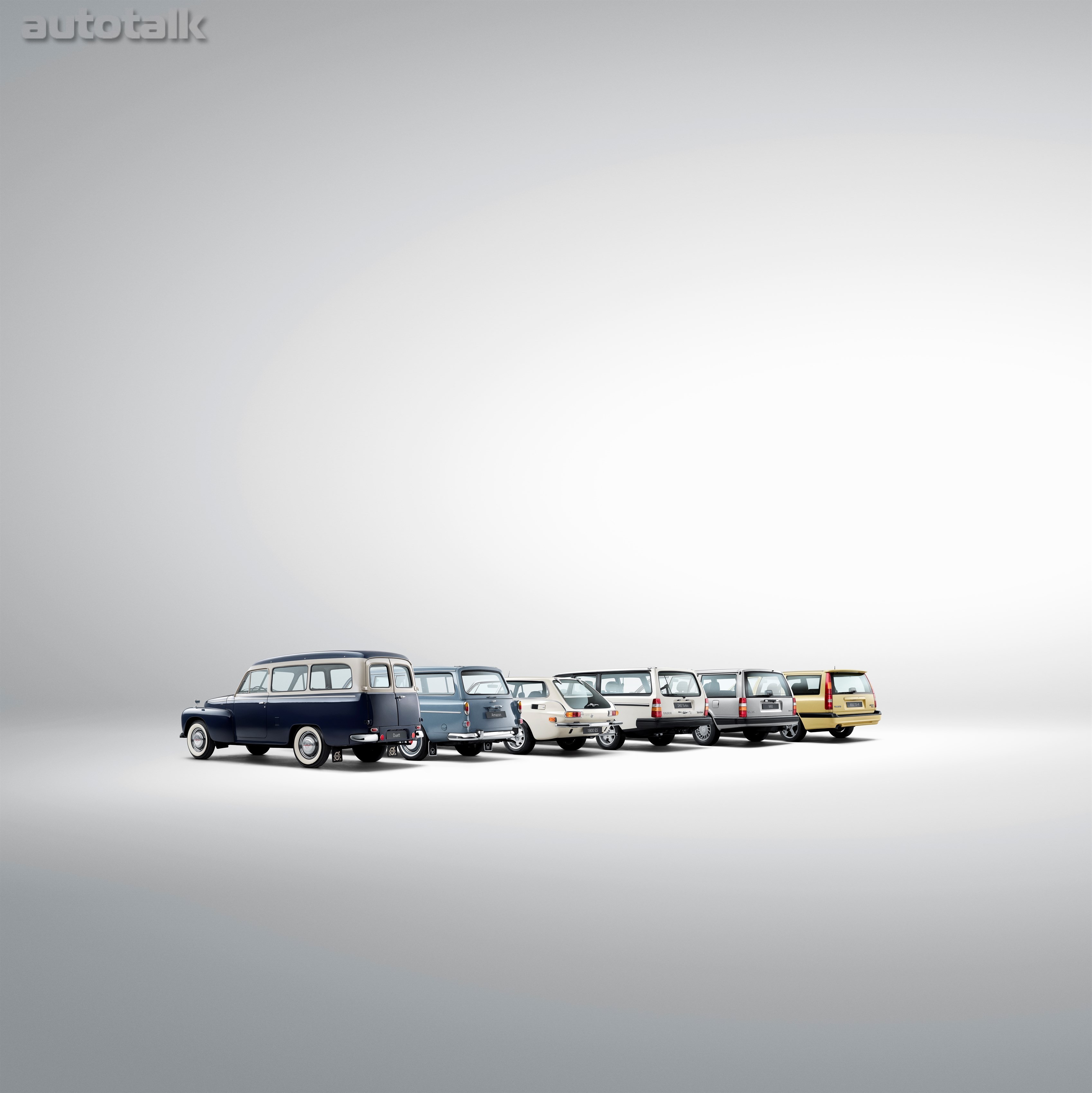 Historical line-up of Volvo estate models