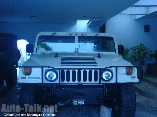 Hummer H1 Chilling in a Garage