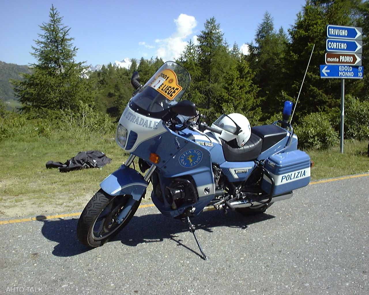 Italian Police Motorcycle