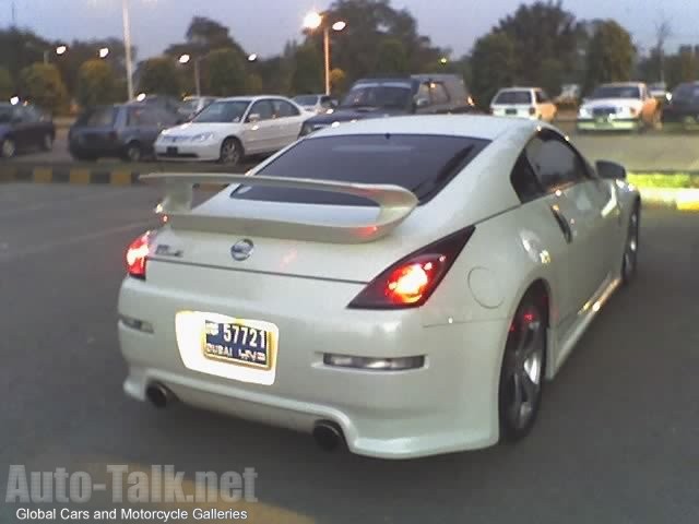 Kitted Out Nissan 350Z with Dubai Tag Plate in Karachi Pakistan