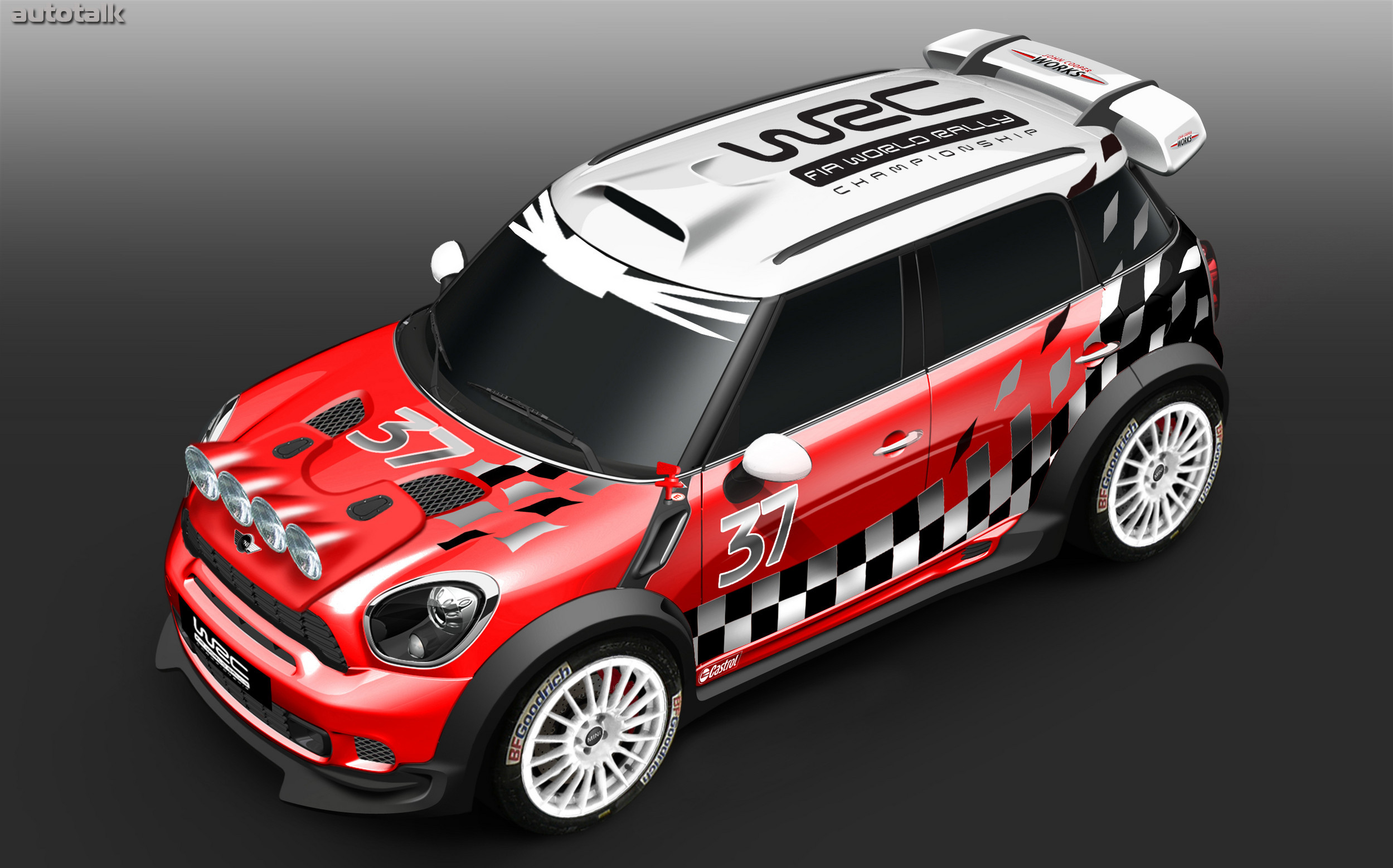 MINI John Cooper Works WRC Rally Car