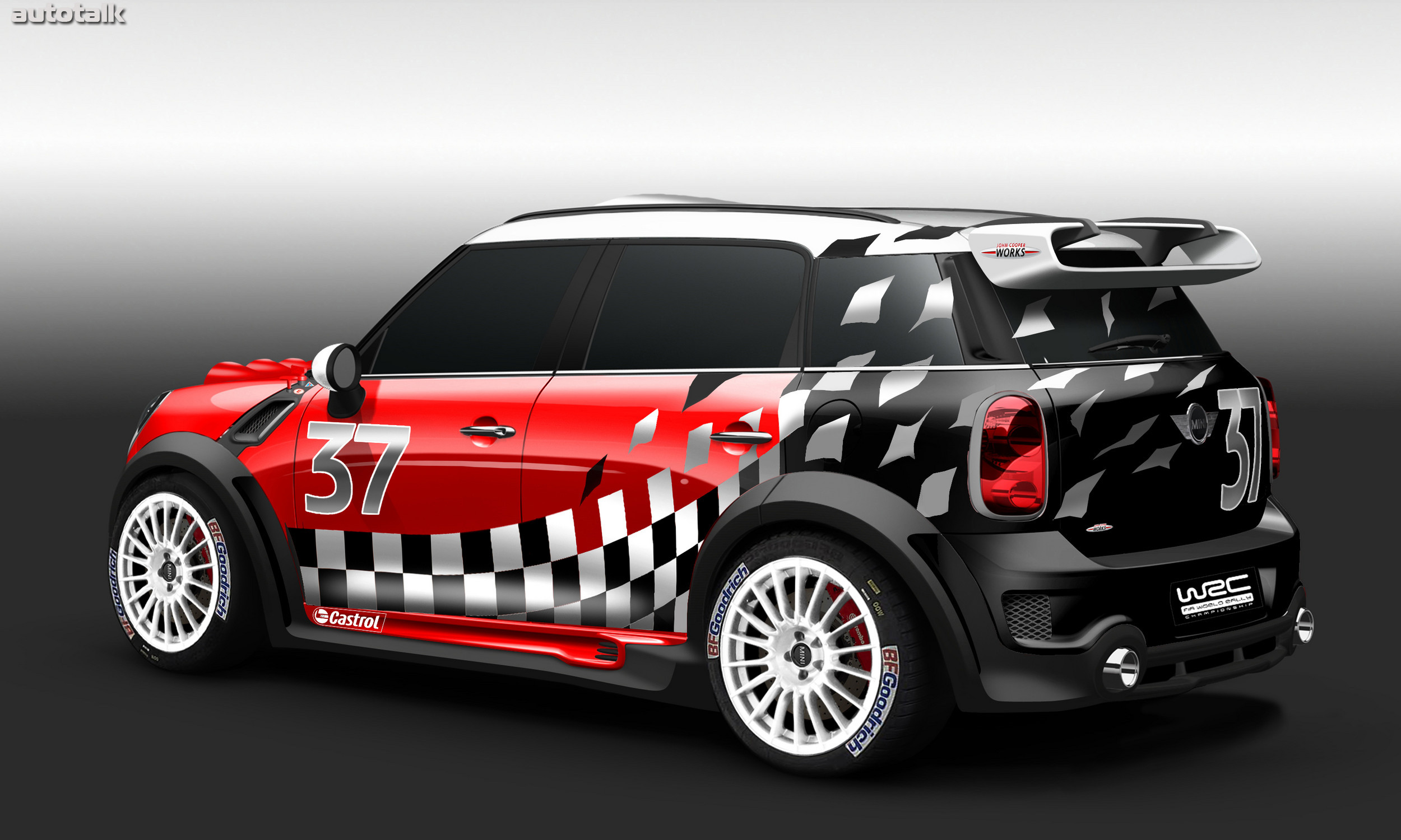 MINI John Cooper Works WRC Rally Car
