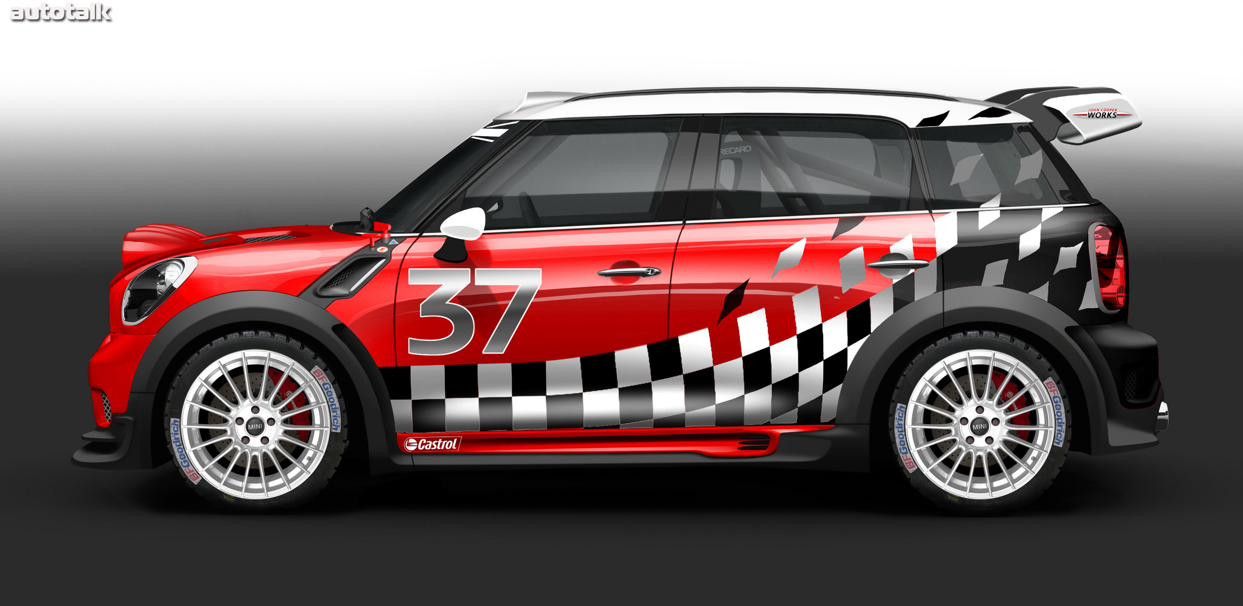 MINI John Cooper Works WRC Rally Car