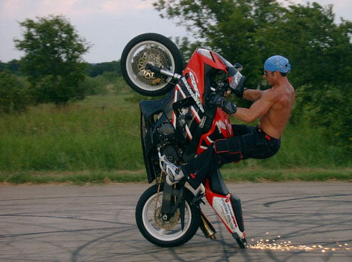 Motorcycle Stunt
