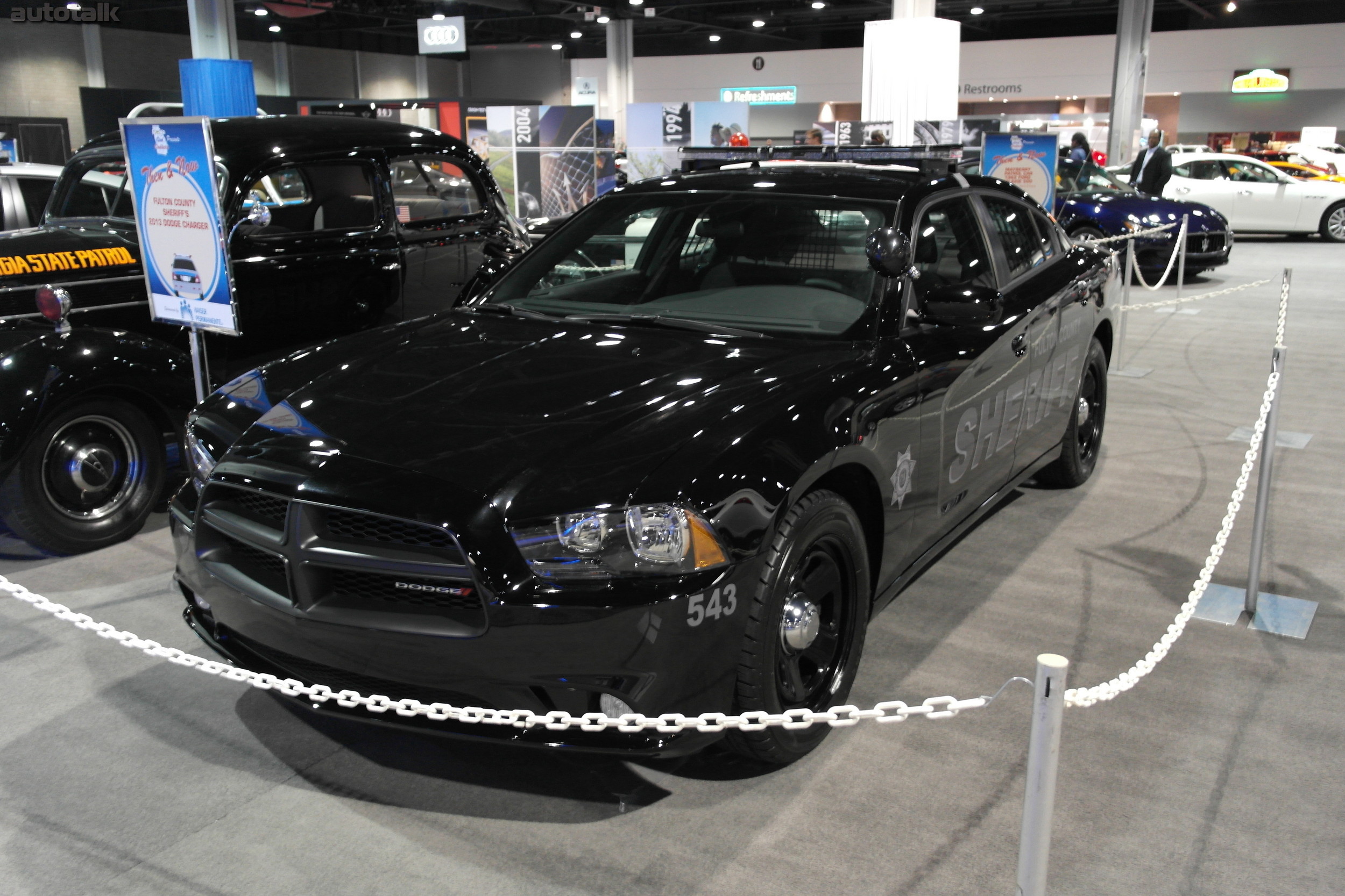 Police cars at 2014 Atlanta Auto Show