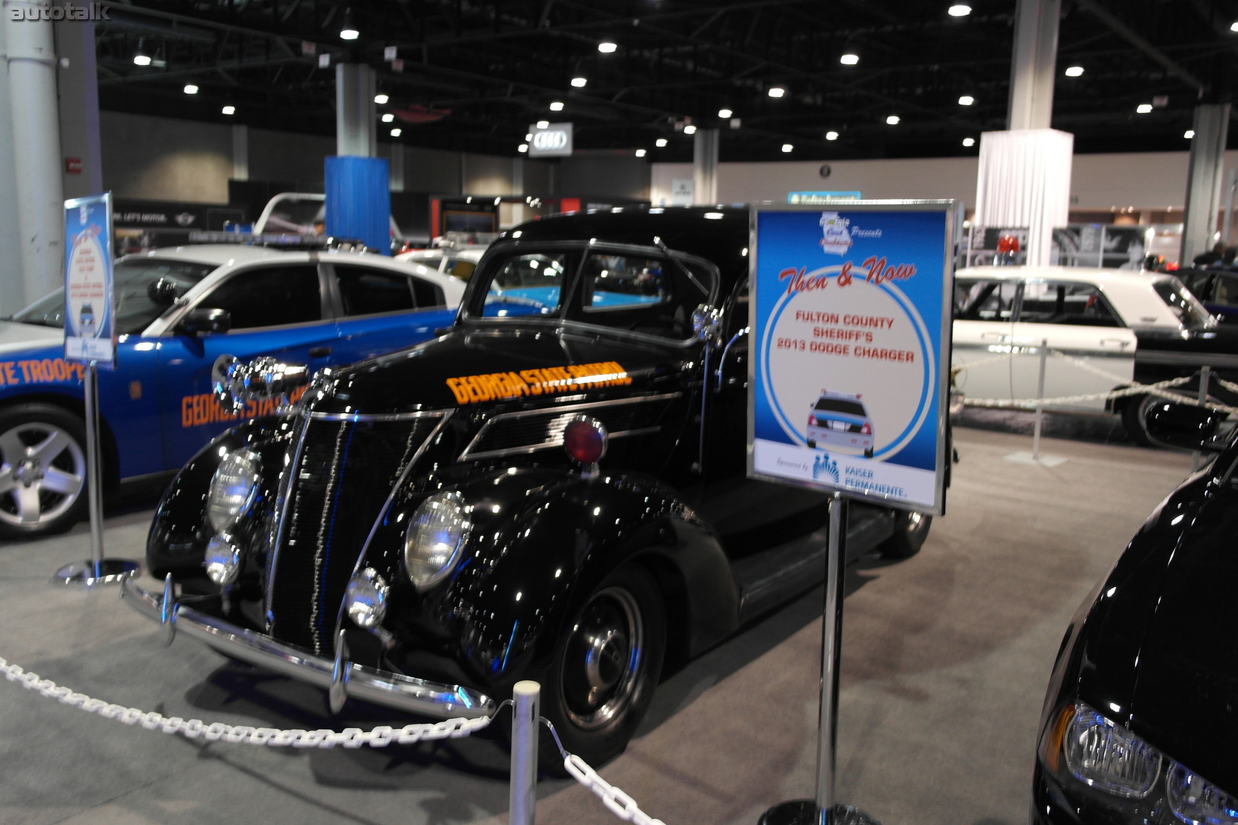Police cars at 2014 Atlanta Auto Show