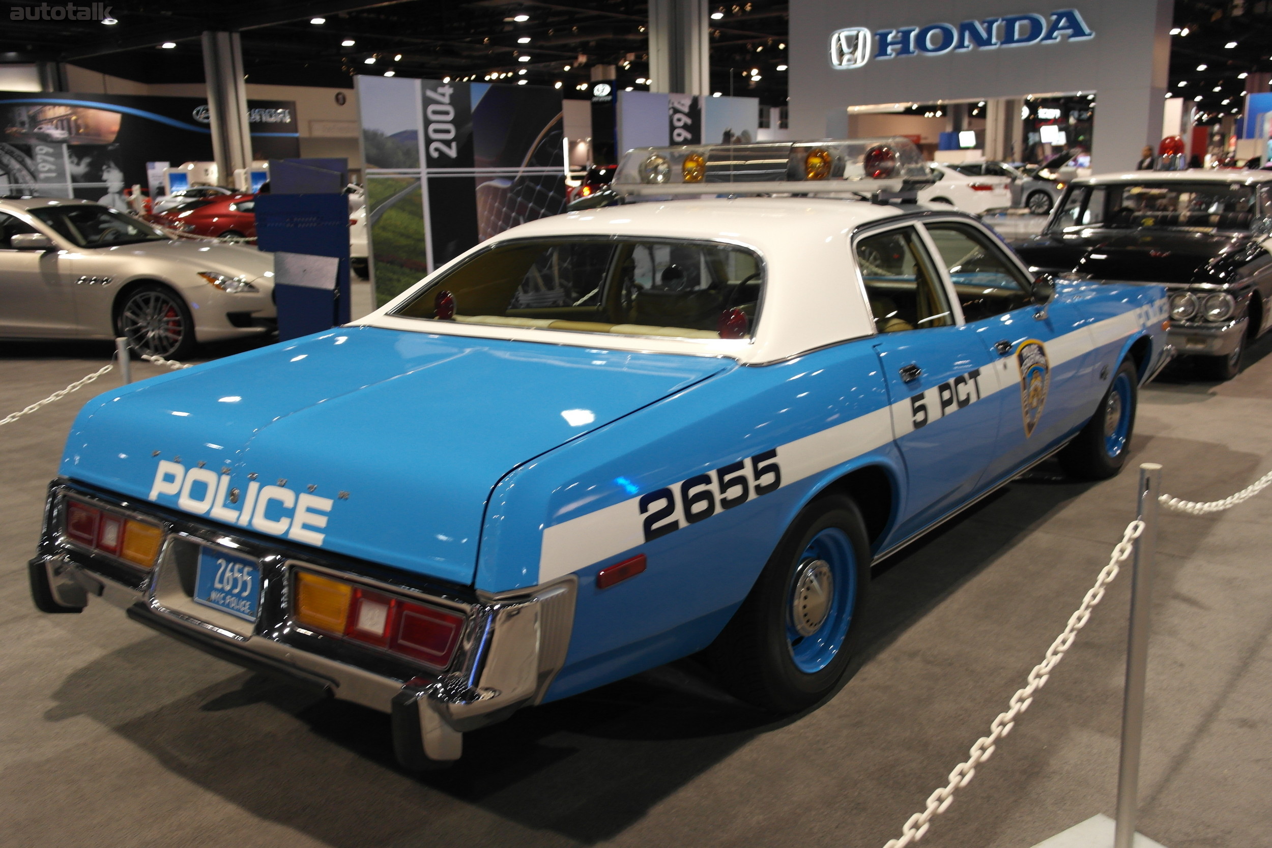 Police cars at 2014 Atlanta Auto Show